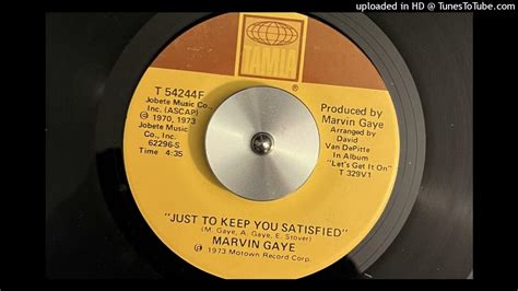 marvin gaye - just to keep you satisfied